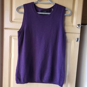 Holt Renfrew Cashmere Sleeveless Top In Large